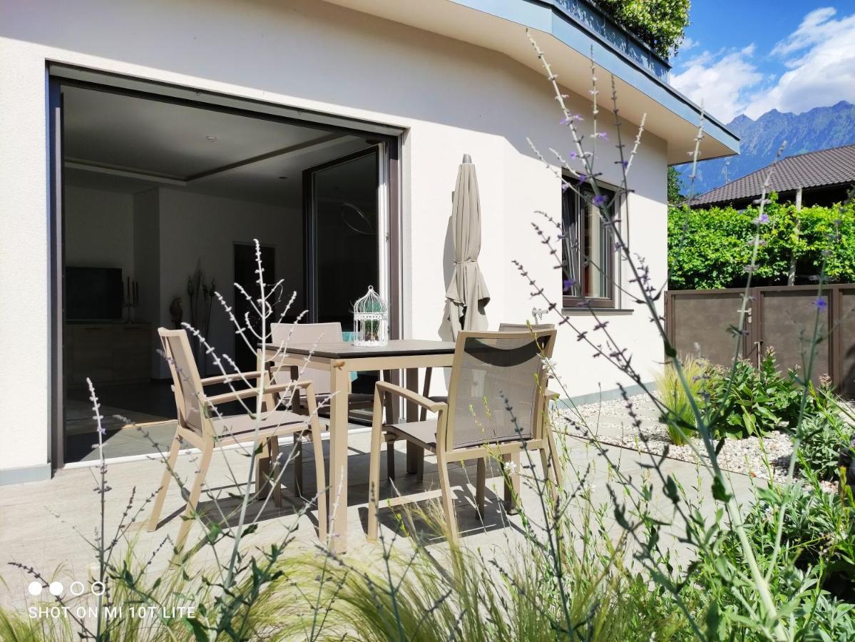 Ruhige Ferienwohnung Mit Garten Und Garage In Privatvilla Marlengo Extérieur photo
