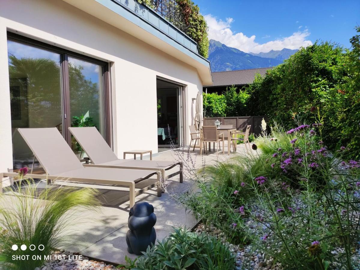 Ruhige Ferienwohnung Mit Garten Und Garage In Privatvilla Marlengo Extérieur photo